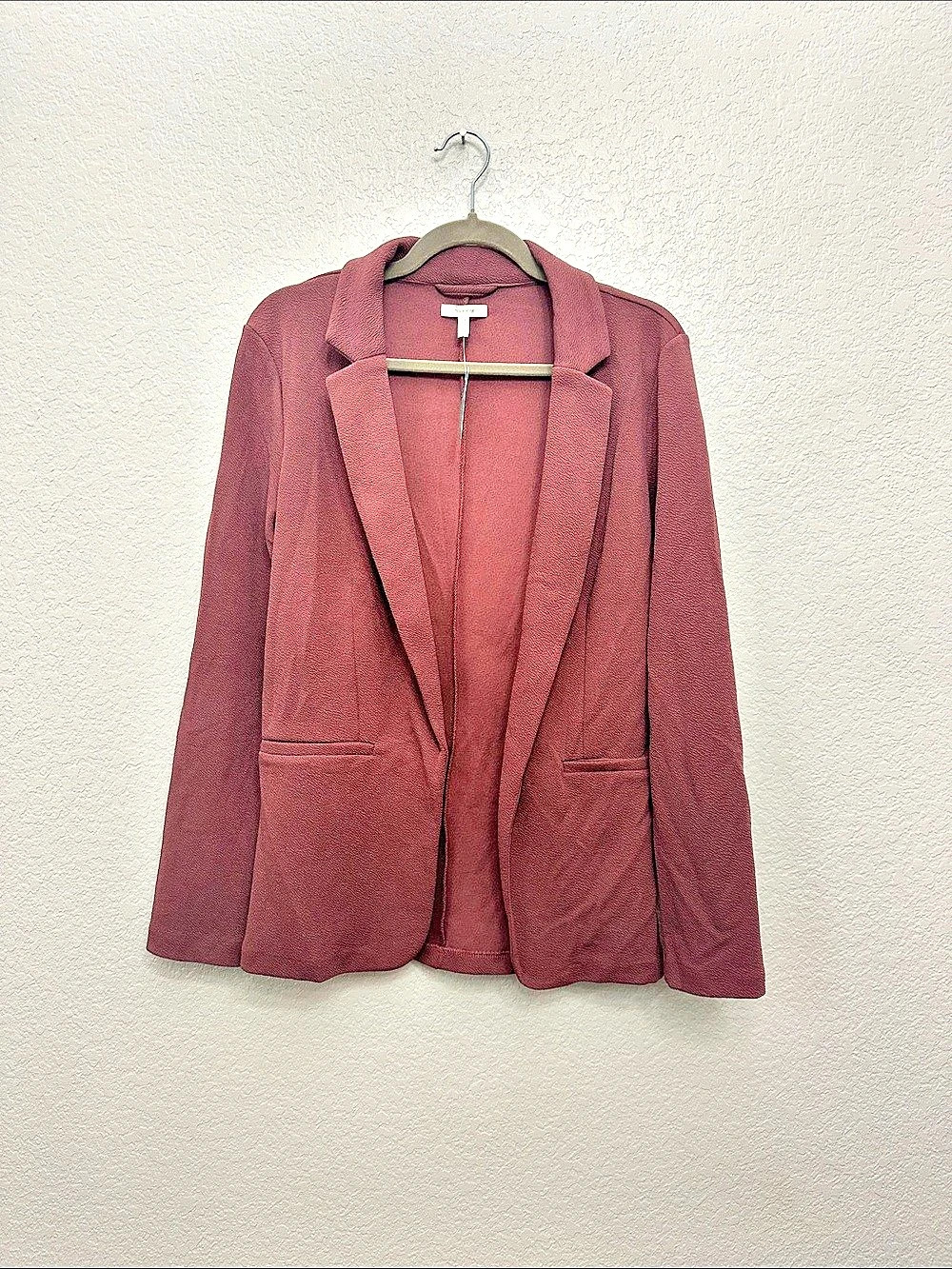 maurices Open Front Blazer mauve Small